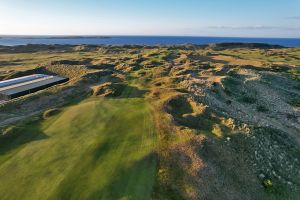 Royal Portrush 17th Fairway Back Aerial